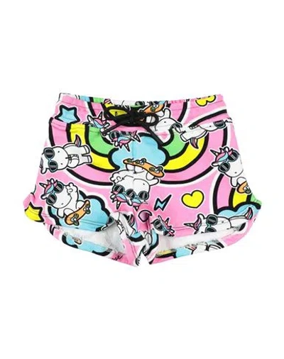 Shop Mousse Dans La Bouche Toddler Girl Shorts & Bermuda Shorts Fuchsia Size 4 Cotton In Pink