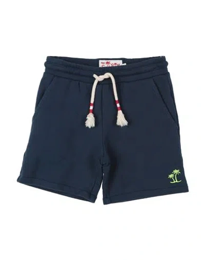Shop Burberry Toddler Boy Shorts & Bermuda Shorts Navy Blue Size 6 Cotton