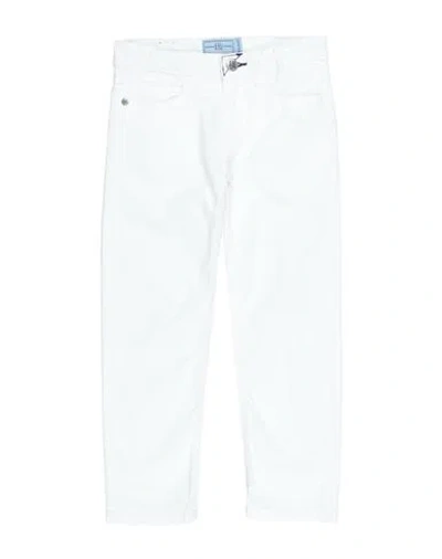 Shop Harmont & Blaine Toddler Boy Pants White Size 6 Cotton, Elastane
