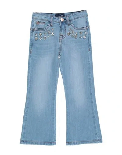 Shop Harmont & Blaine Toddler Girl Jeans Blue Size 4 Cotton, Elastane