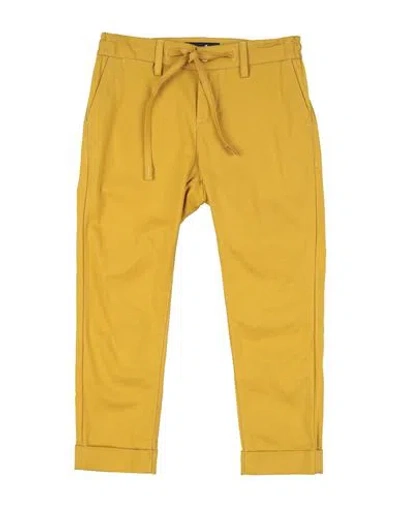Shop Harmont & Blaine Toddler Boy Pants Ocher Size 6 Cotton, Elastane In Yellow