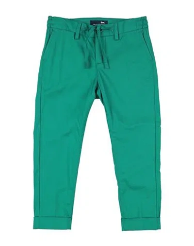 Shop Harmont & Blaine Toddler Boy Pants Green Size 6 Cotton, Elastane