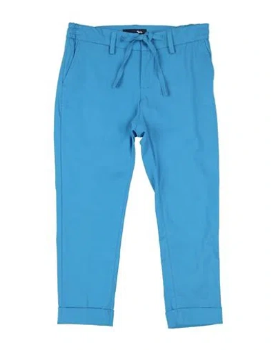 Shop Harmont & Blaine Toddler Boy Pants Azure Size 6 Cotton, Elastane In Blue