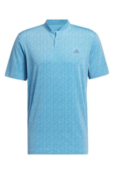 Shop Adidas Golf Ultimate365 Golf Polo In Semi Blue Burst