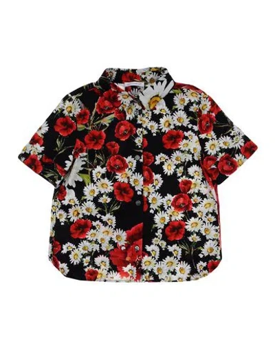 Shop Dolce & Gabbana Toddler Girl Shirt Black Size 6 Cotton