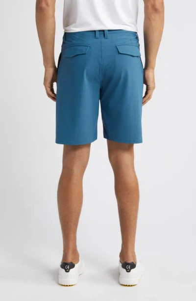Shop Zella Torrey 9-inch Performance Golf Shorts In Teal Seagate