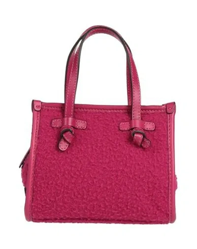 Shop Marcella Club Gianni Chiarini Woman Handbag Garnet Size - Soft Leather, Textile Fibers In Red