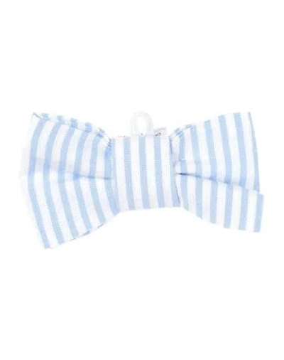 Shop Il Gufo Newborn Boy Ties & Bow Ties Light Blue Size 3 Linen
