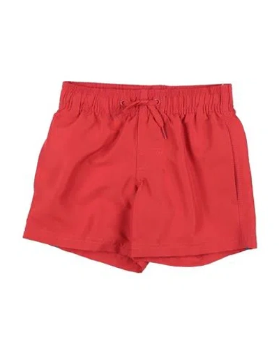 Shop Sundek Toddler Boy Swim Trunks Red Size 6 Recycled Polyester, Polyester