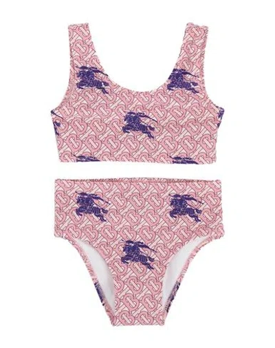 Shop Burberry Toddler Girl Bikini Pink Size 4 Polyamide, Elastane