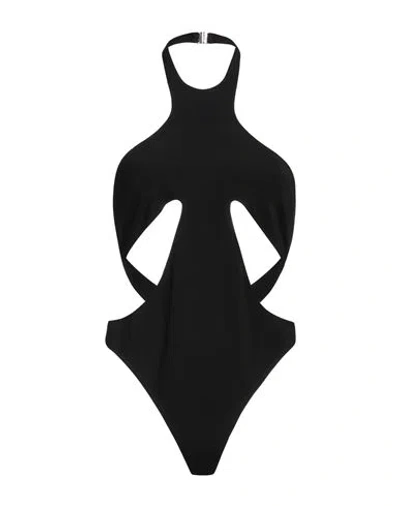 Shop Mugler Woman One-piece Swimsuit Black Size 8 Polyamide, Elastane