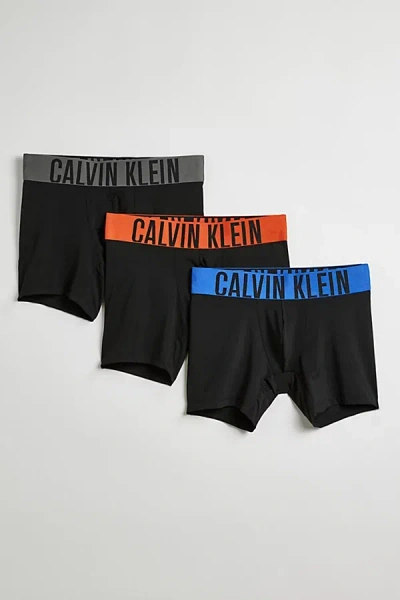 Shop Calvin Klein Intense Power Boxer Brief 3-pack In Black, Men's At Urban Outfitters