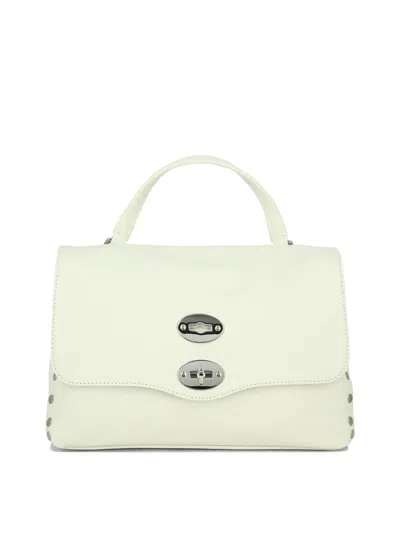 Shop Zanellato Postina S Daily Foldover Top Handbag In White