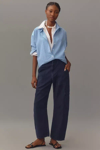 Shop Citizens Of Humanity Marcelle Cargo Barrel Pants In Blue