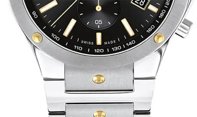 Movado Men's Se Stainless Steel Bracelet Watch/42mm In Black/ Silver