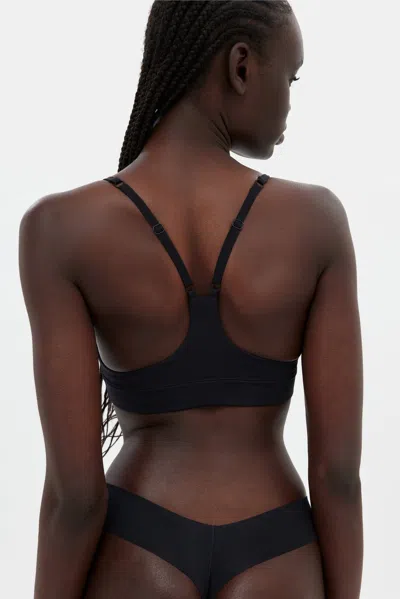 Girlfriend Collective Black Triangle Bralette
