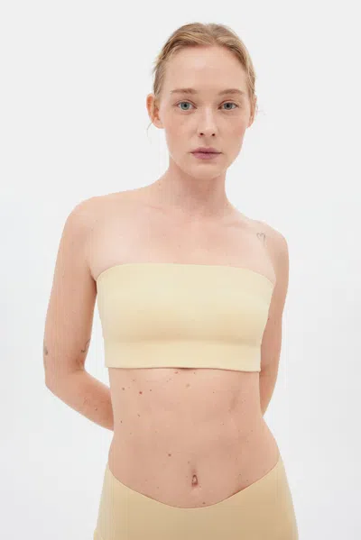 Girlfriend Collective Silk Bandeau Bra