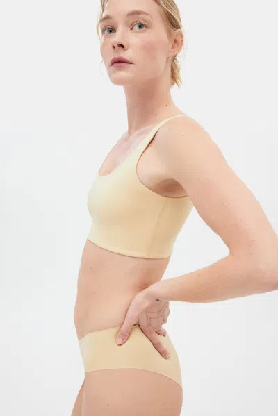 Girlfriend Collective Silk Scoop Bralette