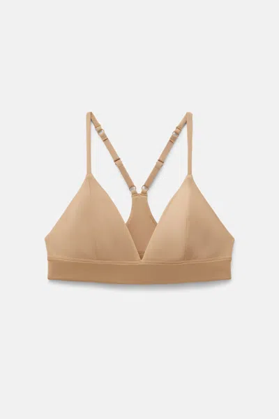 Shop Girlfriend Collective Suede Triangle Bralette