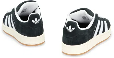 Shop Adidas Originals Adidas Campus 00s Leather Low-top Sneakers In Black
