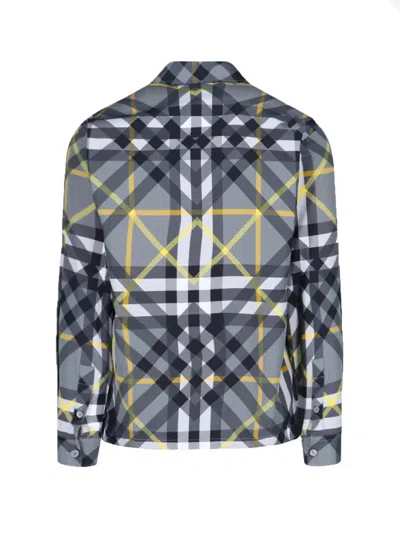 Shop Burberry Shirts In Grey