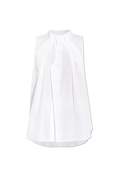 Shop Noir Kei Ninomiya Sleeveless Top In White