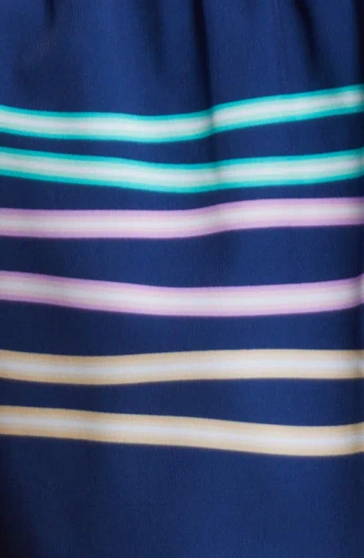 Shop Chubbies Classic Lined 5.5-inch Swim Trunks In Navy Stripe