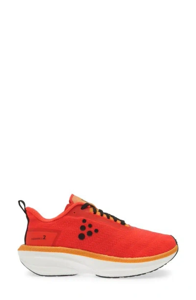 Craft Endurance 2 Running Shoe In Inferno/ Sour