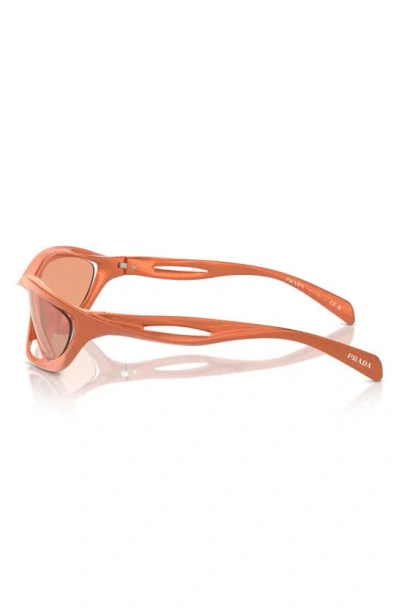 Prada 60mm Cat Eye Sunglasses In Orange