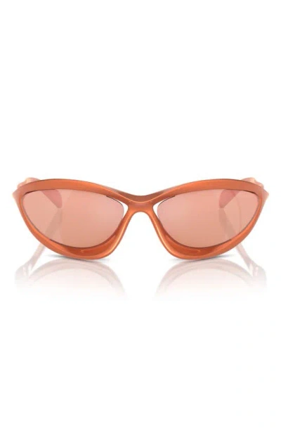 Prada 60mm Cat Eye Sunglasses In Orange