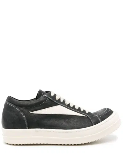 Shop Rick Owens Vintage Sneakers Shoes In Black