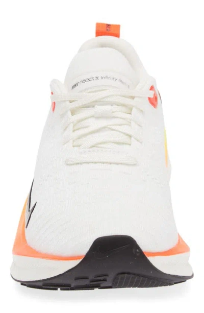 Shop Nike Infinityrn 4 Running Shoe In White/ Black/ Crimson/ Orange