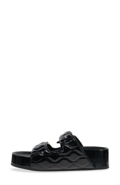 Shop Chooka Ava Double Buckle Slide Sandal In Black