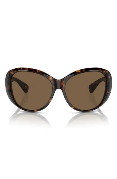 Shop Oliver Peoples Maridan 62mm Oversize Round Sunglasses In Brown