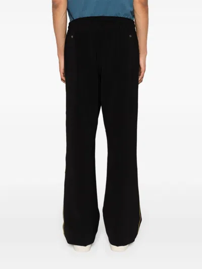 Shop Needles Piping Cowboy Trousers Men Black In Rayon