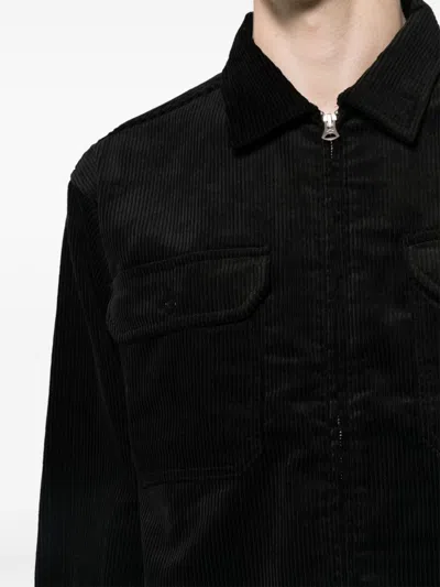 Shop Danton Zipped Jacket Men Black In Cotton
