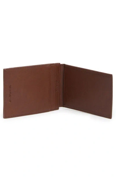 Shop Original Penguin Magnetic Front Pocket Wallet In Brown