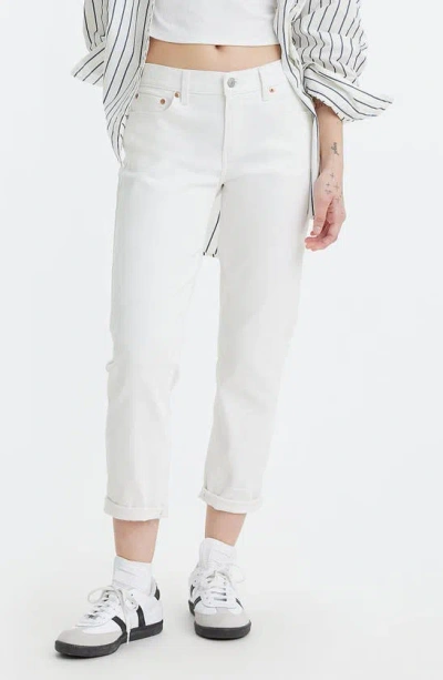Shop Levi's® Mid Rise Boyfriend Jeans In Simply White