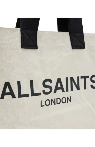 Shop Allsaints Acari Tote Bag In Pampas White