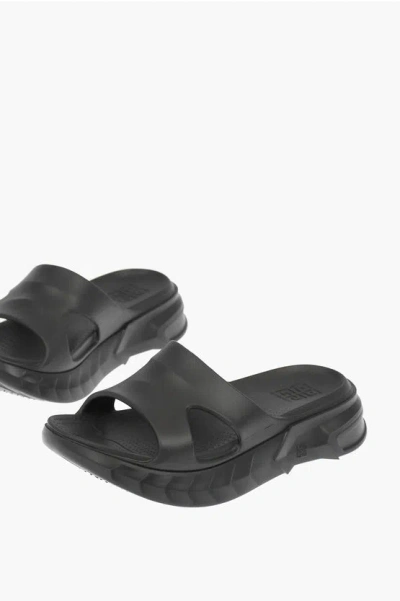 Shop Givenchy Rubber Marshmallow Slides With Statement Sole