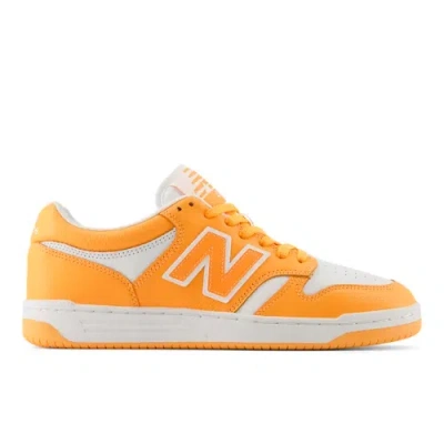 Shop New Balance Unisex 480 In Orange/white