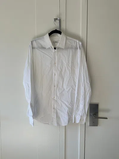 Pre-owned Maison Margiela Button Up Shirt In White