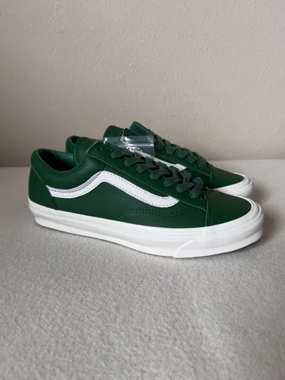 Pre-owned Museum Of Peace And Quiet X Vans Vault Museum Of Peace And Quiet Og Style 36 Old Skool Shoes In Green
