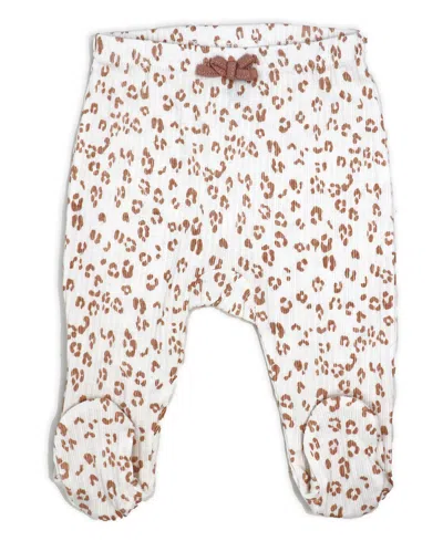 Baby Mode Baby Girls Take Me Home 3 Piece Layette Set, Mauve Leopard In Mauve