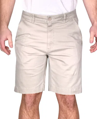 Shop Vintage 1946 Men's Flat Front Stretch Comfort 9" Shorts In Desert