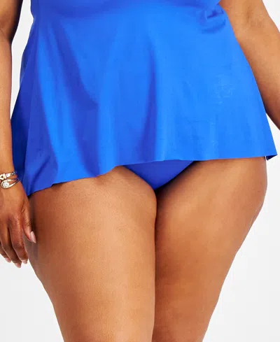 Shop Becca Etc Plus Size Color Code Hipster Bikini Bottoms In Ultra Mari