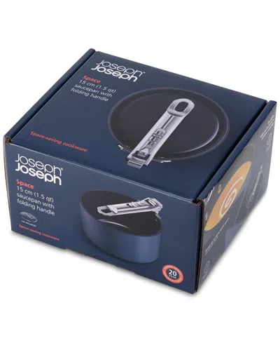 Joseph Joseph Space Ceramic Nonstick 1.4 Qt. Saucepan In Dark Blue
