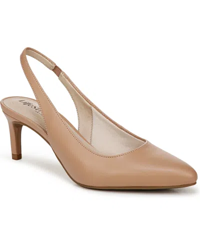 LIFESTRIDE WOMEN'S ANNALISE POINTED TOE SLINGBACK PUMPS 