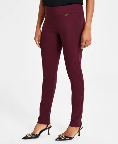 Shop Inc International Concepts Women's Tummy-control Mid-rise Skinny Pants, Regular, Long & Short Lengths, Created For Macy's In Port