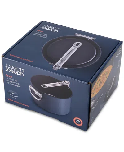 Joseph Joseph Space Ceramic Nonstick 5.4.qt. Saucepan In Dark Blue